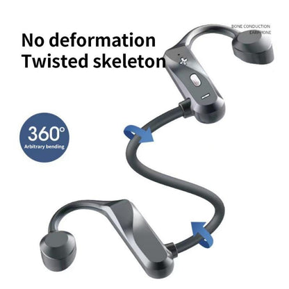 KS69 Bone Conduction Bluetooth 5.2 Neckband Earphones