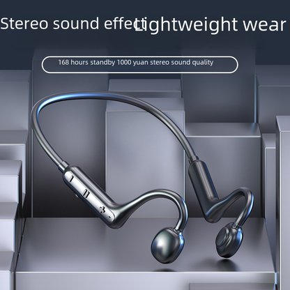 Bone Conduction Bluetooth Headphones for Sports & Swimming